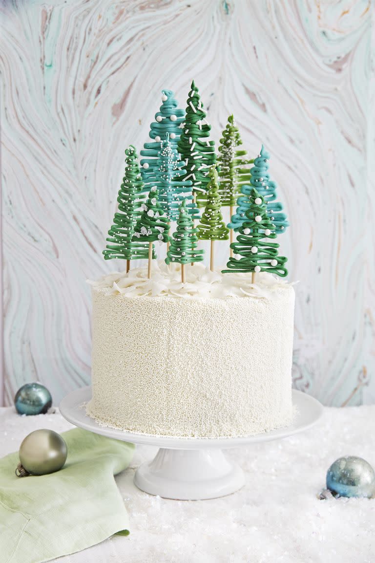 Pine Tree Cake Topper