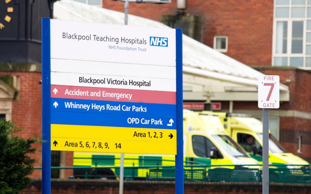 Lancashire Police said a woman had been arrested following allegations of mistreatment at Blackpool Victoria Hospital - www.alamy.com