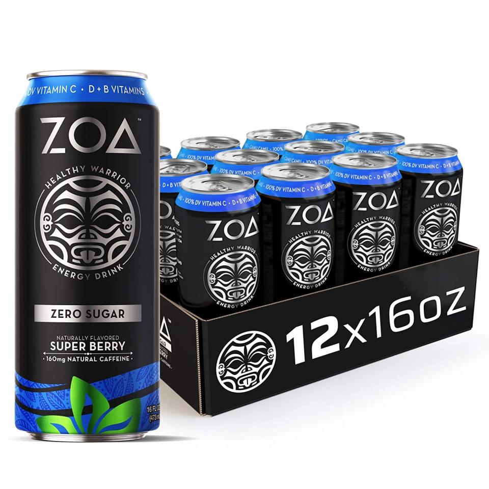ZOA Healthy Warrior Energy Drink, Best Pre-Workout Drinks