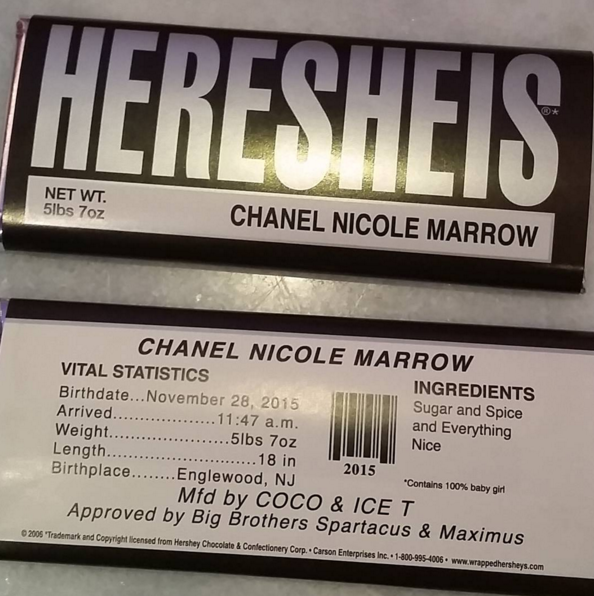 Did The Hershey Company make you a special birth announcement? No? How embarrassing. (Photo: Instagram)