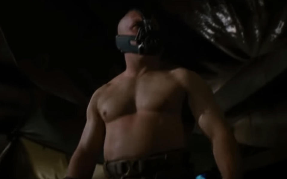 Tom Hardy dans le rôle de Bane dans 