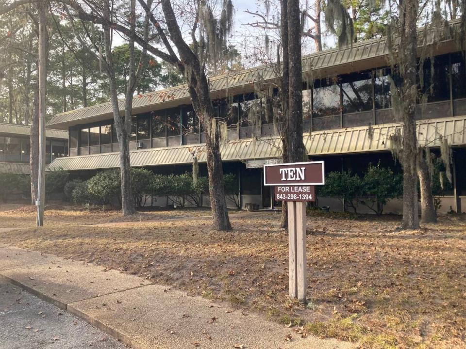 This building is part of the mostly vacant office space on Hilton Head that would be turned into affordable workforce and dormitory-style housing. Blake Douglas