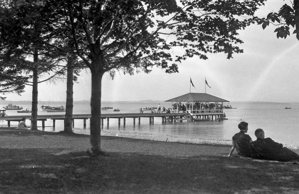 The Inn hotel’s 1924 bathing pavilion.