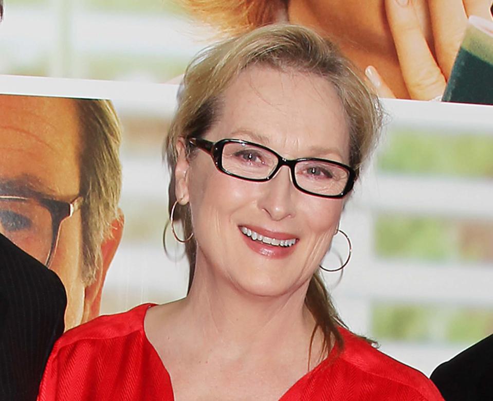 FILE - This Aug. 6, 2012 file photo originally released by Starpix show actress Meryl Streep at the premiere of the Columbia Pictures film "Hope Springs," at the SVA Theatre in New York. Streep has donated $1 million to The Public Theater in honor of both its late founder, Joseph Pap, and her friend, the author Nora Ephron. The announcement was timed to Thursday's unveiling of the nonprofit's $40 million face-lift to its 158-year-old headquarters in Astor Place. (AP Photo/Starpix, Dave Allocca)