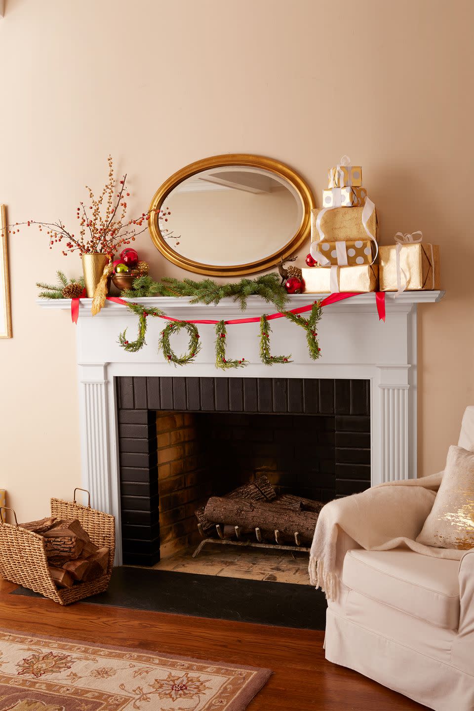 Arrange Presents on the Mantel