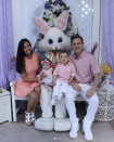 <p>“The Dyrdek Family will forever be passionate about holiday photos and matching outfits,” the <em>Ridiculousness</em> host captioned this festive photo with his wife, kids, and a giant bunny to celebrate Easter 2018. (Photo: <a rel="nofollow noopener" href="https://www.instagram.com/p/BgwY_3VB89B/?taken-by=robdyrdek" target="_blank" data-ylk="slk:Rob Dyrdek via Instagram;elm:context_link;itc:0;sec:content-canvas" class="link ">Rob Dyrdek via Instagram</a>) </p>