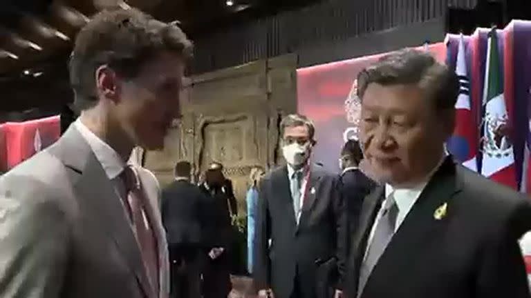 El acalorado cruce que tuvo Xi Jinping con Trudeau durante la cumbre del G-20