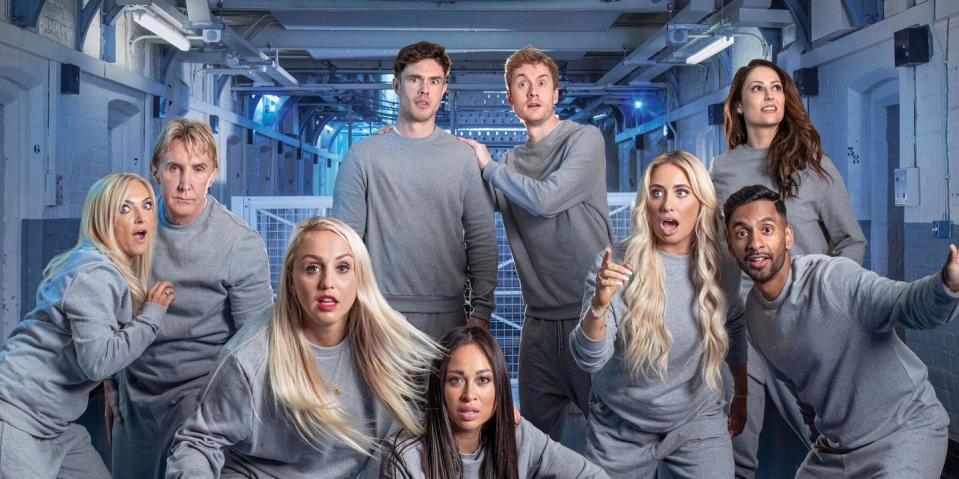 celebrity hunted s5 nik and eva speakman, aimee fuller and katya jones, ed gamble and james acaster, saffron barker and bobby seagull, nicola thorp