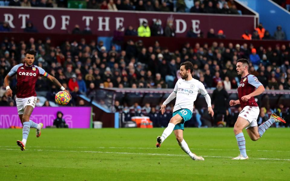 Bernardo Silva - Aston Villa vs Manchester City live, Premier League: score and latest updates - GETTY IMAGES