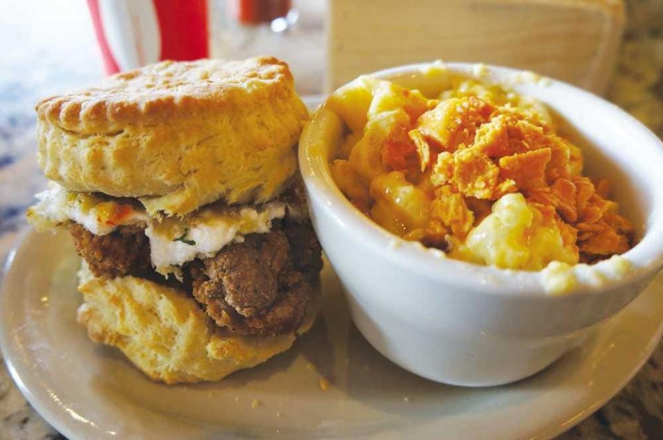 Maple Street Biscuit Company's Squawking Goat biscuit.