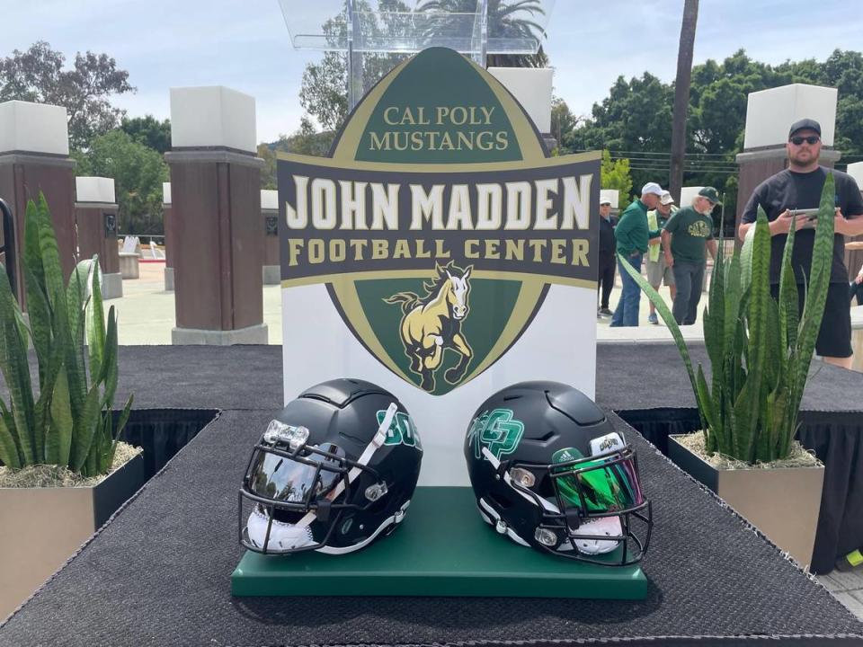Cal Poly broke ground on the John Madden Football Center in April 2023. It will be completed by the fall of 2024, according to President Jeffrey Armstrong.