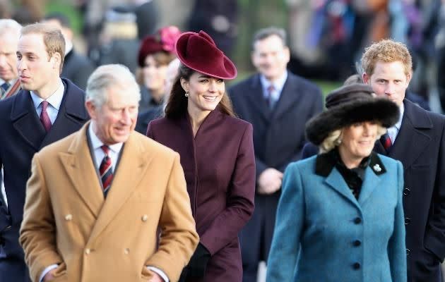 The royal family attend a traditional church service every Christmas morning. Source: Getty