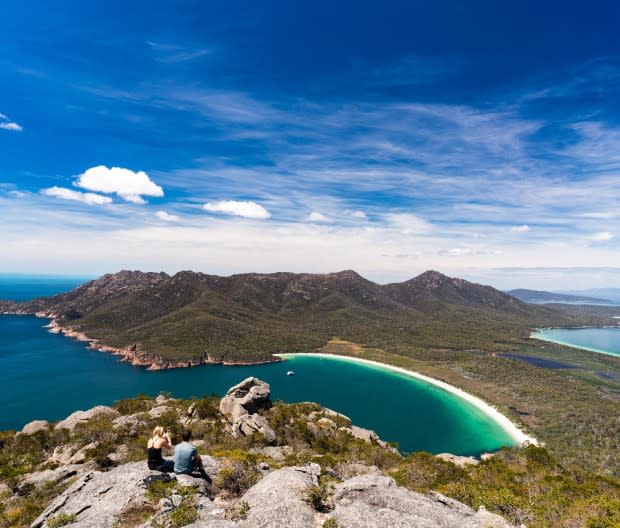 Wineglass Bay in Freycinet National Park is often shortlisted as one of the world's most beautiful beaches. <p>Nigel Killeen</p>