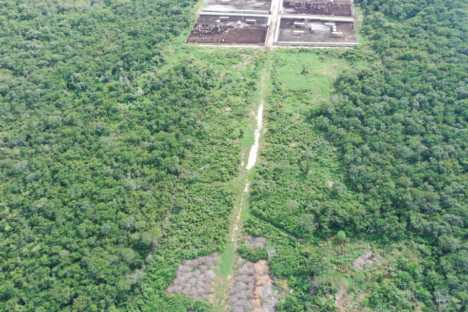 Cerros de excremento en Yucatán