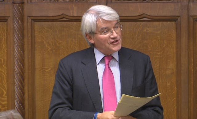 Former international development secretary Andrew Mitchell 