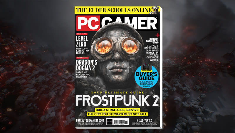  PC Gamer magazine Frostpunk 2. 