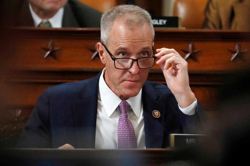 In this Nov. 19, 2019 file photo , Rep. Sean Patrick Maloney, D-N.Y., listens to testimony before the House Intelligence Committee on Capitol Hill in Washington, D.C.