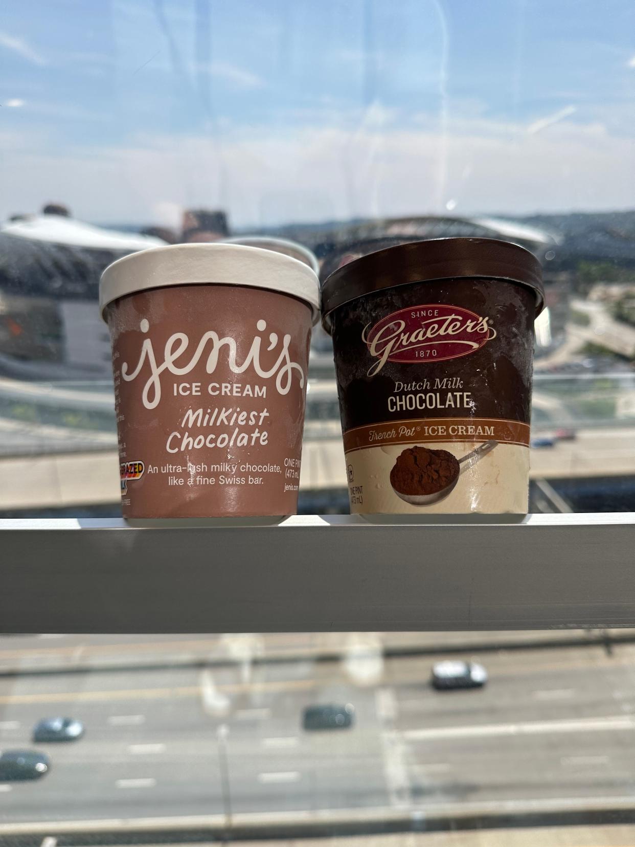 The Enquirer set out to determine which Ohio-based creamery has the better chocolate ice cream, Graeter's or Jeni's.