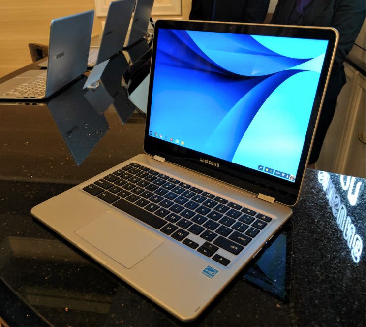 The Samsung Chromebook Plus.