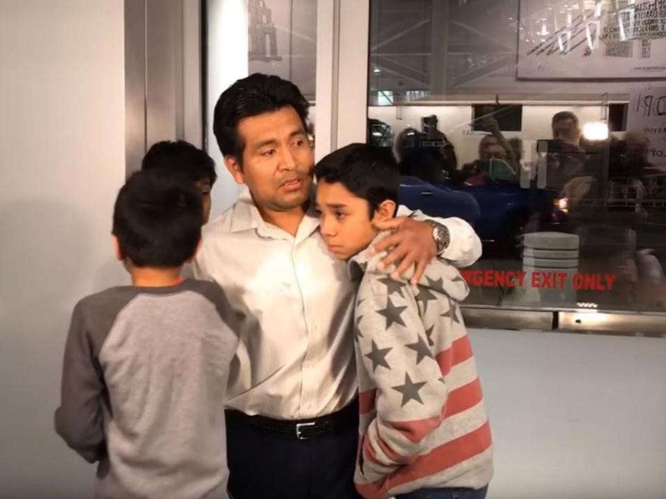 Mr Lara Lopez will not be allowed to return to the US, where his wife and four children live, for at least 10 years. (WKYC)