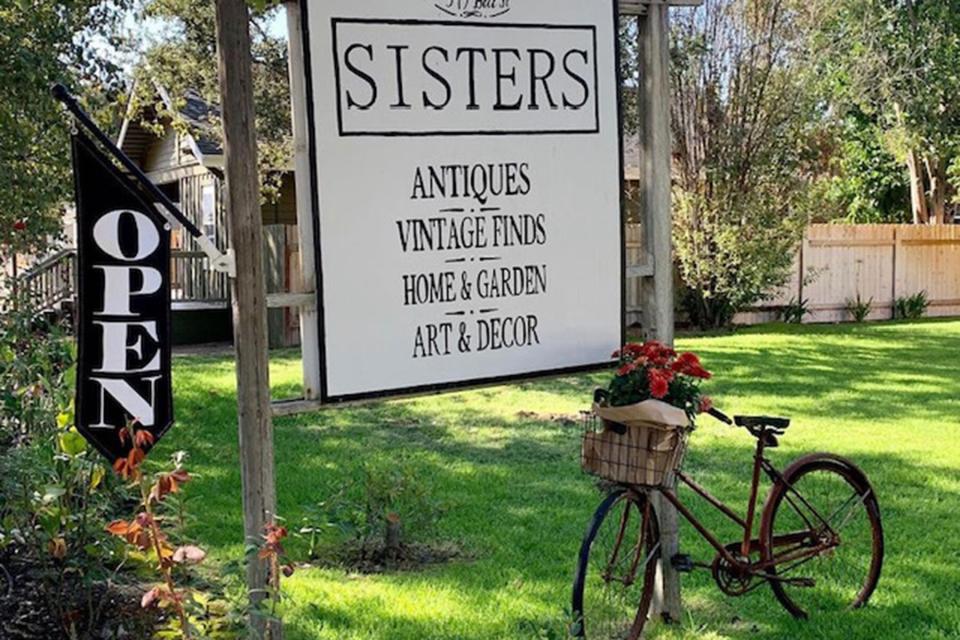 Exterior of Sister's Gifts and Home antique shop