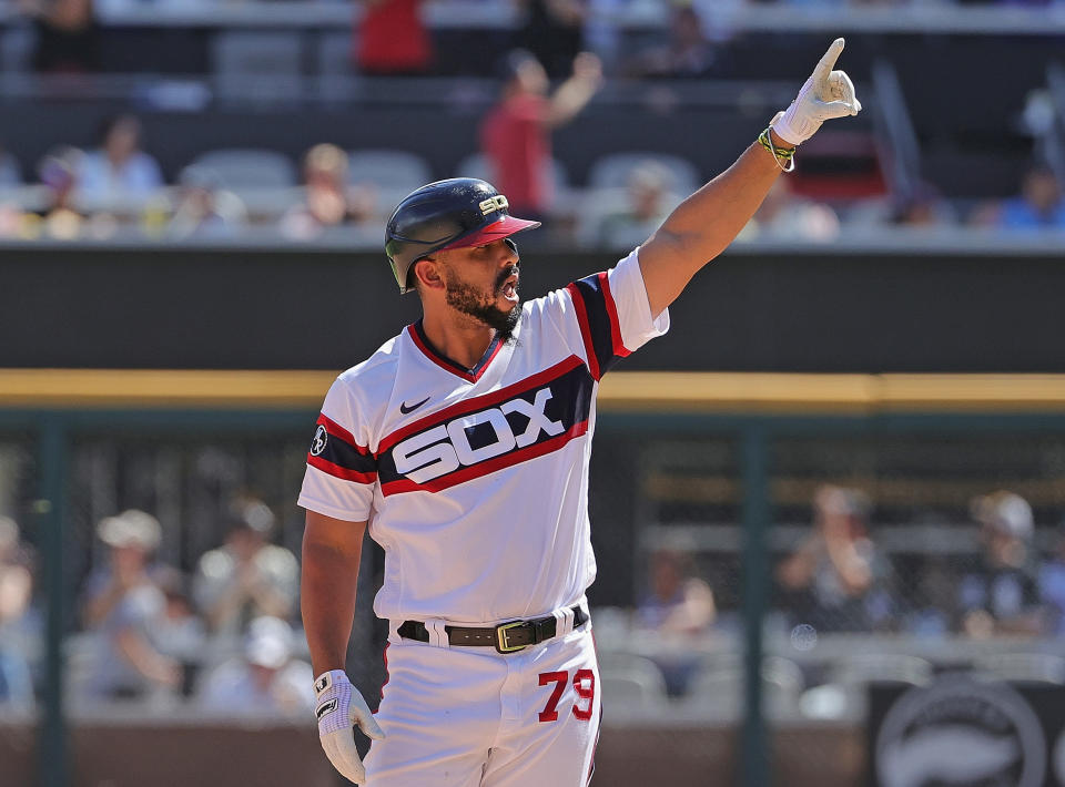 芝加哥白襪古巴重砲Jose Abreu。（Photo by Jonathan Daniel/Getty Images）