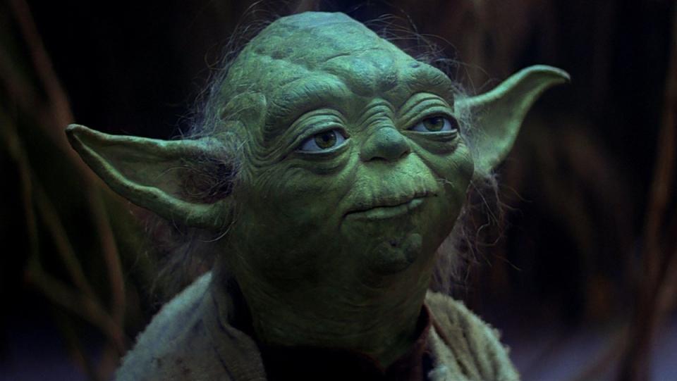 Master Yoda in The Empire Strikes Back.