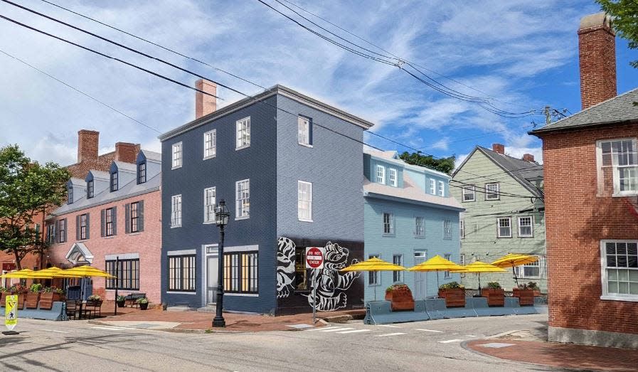 A rendering shows plans for 111 State St. in Portsmouth, where developer Mark McNabb is proposing six apartments above a restaurant. Owners of Sol Southern Kitchen and Lounge at the site announced in July it was closing temporarily to "right-size."