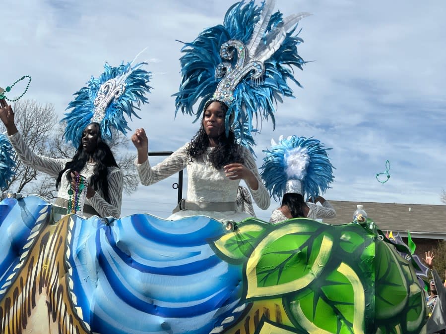 Krewe of NOMTOC rolls on Saturday, Feb. 10, 2024. (WGNO/Ashley Hamilton)