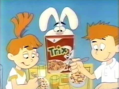 <div><p>"Just let the rabbit have some cereal. Is that too much to ask?!"</p><p>—<a href="https://www.reddit.com/user/Ordinary-Listen-7762/" rel="nofollow noopener" target="_blank" data-ylk="slk:u/Ordinary-Listen-7762;elm:context_link;itc:0;sec:content-canvas" class="link ">u/Ordinary-Listen-7762</a></p></div><span> General Mills / <a href="https://www.youtube.com/watch?v=SslCEv8ny10" rel="nofollow noopener" target="_blank" data-ylk="slk:youtube.com;elm:context_link;itc:0;sec:content-canvas" class="link ">youtube.com</a></span>