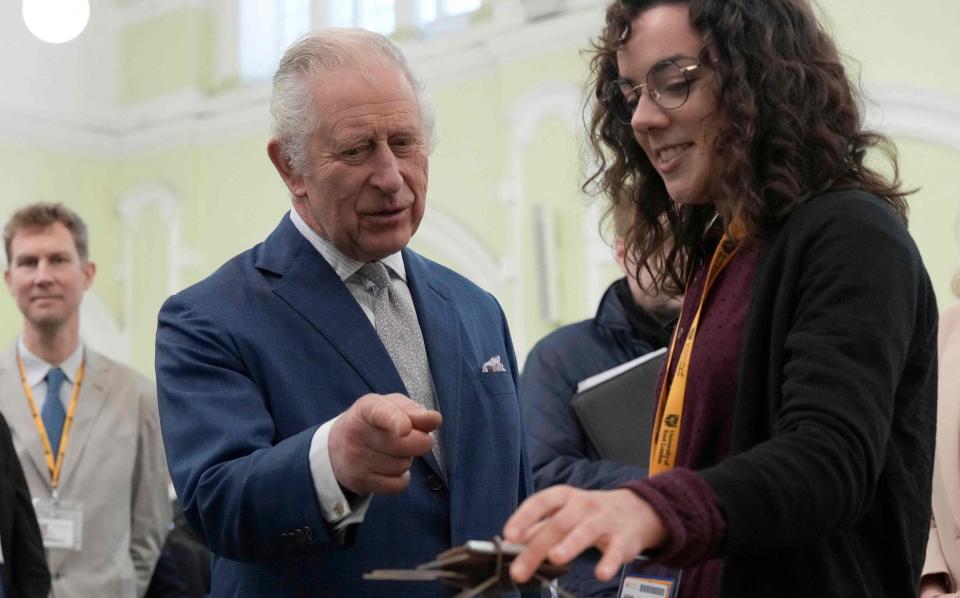 The King visited the University of East London to mark its 125th anniversary - Frank Augstein/AFP