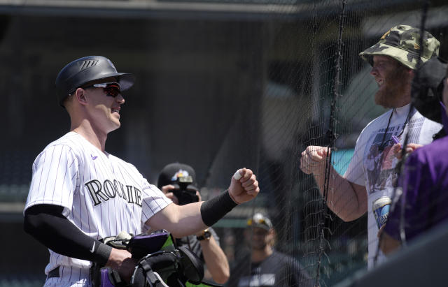 Colorado Rockies catcher Brian Serven shows he belongs in major leagues