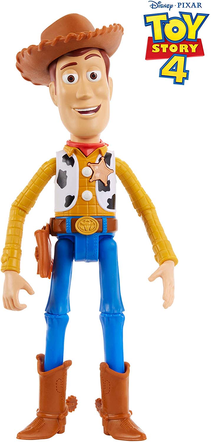 Toy Story 4 Talking Woody Figure, 7". Image via Amazon. 