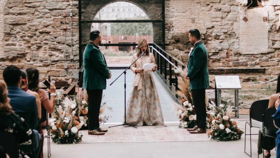 Edwin Torres-DeSantiago and Ricardo DeSantiago-Torres’s wedding. - Maria Argueta/MJ Photography