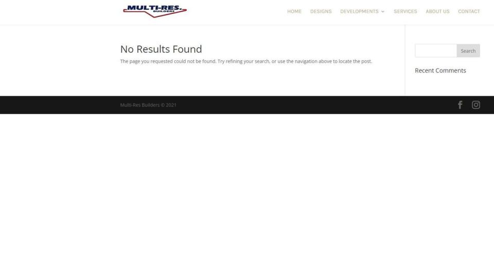 The website for the home building company was wiped as of Wednesday morning.