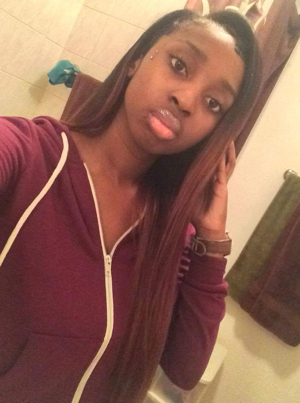 La joven Kenneka Jenkins, encontrada muerta en el congelador de un hotel del área de Chicago. (People/Yahoo)