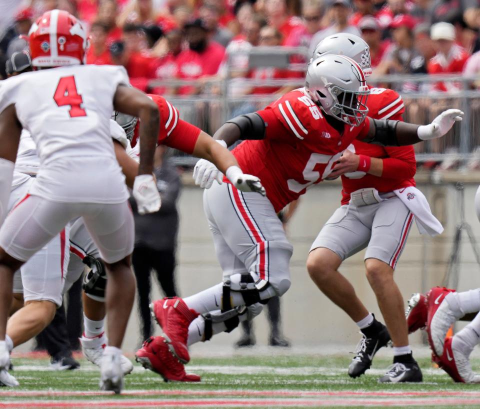 Guard Matt Jones brings a veteran presence to Ohio State's rebuilding offensive line.