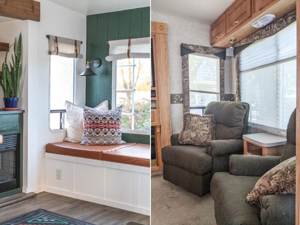 Tilbys RV Reno before and after - Copyright: The Flippin Tilbys