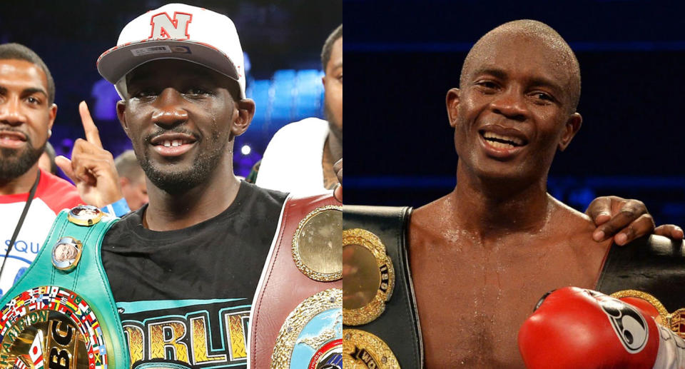 Terence Crawford faces Julius Indongo for the undisputed super lightweight title on Saturday, Aug. 19 at Pinnacle Bank Arena in Lincoln, Nebraska.