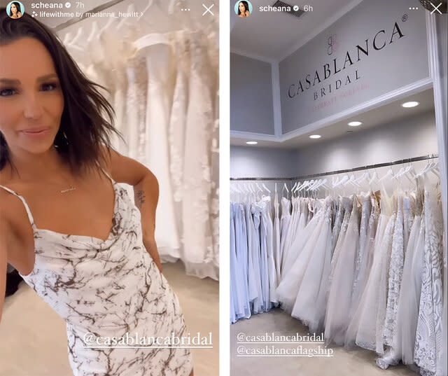 Style Living Ig Vpr Scheana Shay Wedding Dress Shopping 1