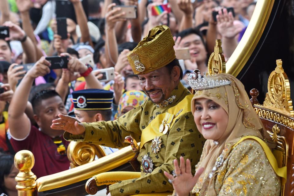 Die Königsfamilie von Brunei