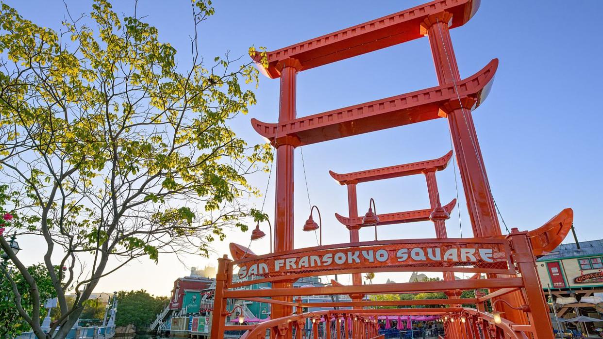  San Fransokyo Bridge at Disney California Adventure 