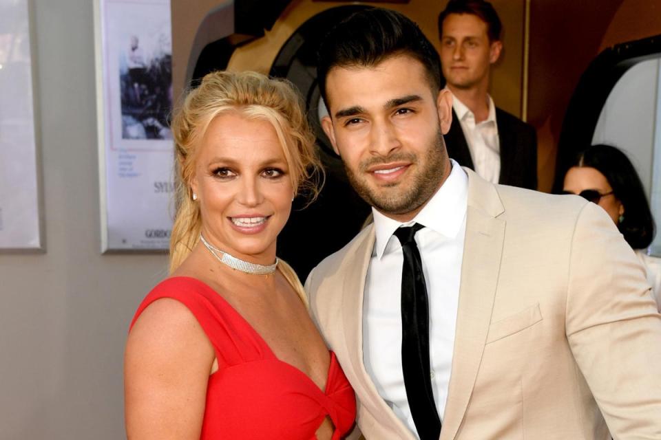 Britney Spears and Sam Asghari (Getty Images)