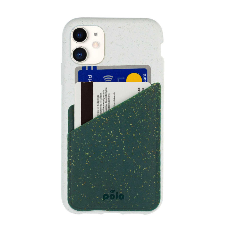 Pela Case Green Phone Case Card Holder