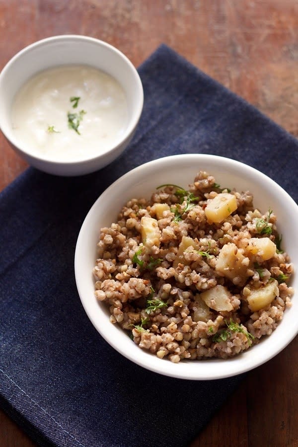 Kuttu ki khichdi (Buckwheat khichdi)