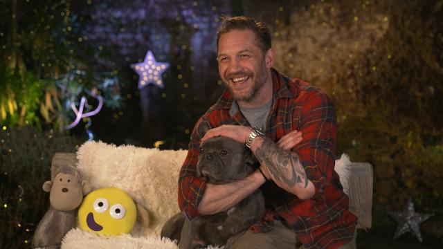Tom Hardy will return to CBeebies Bedtime Stories on Christmas Eve and Christmas Day. (BBC/PA)