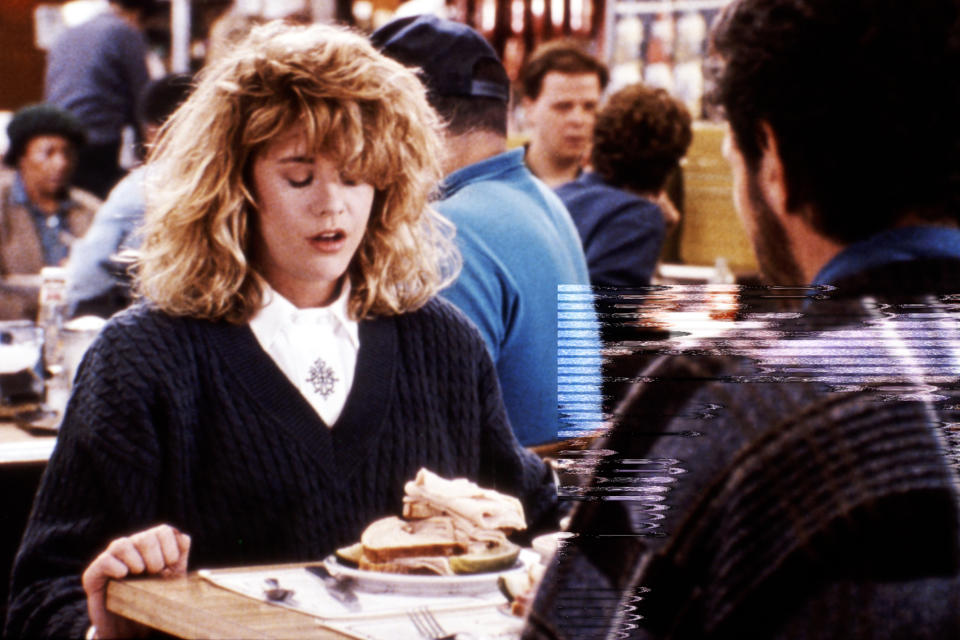 Meg Ryan and Billy Crystal in 1989's When Harry Met Salley (Columbia Pictures/ Courtesy: Everett Collection)