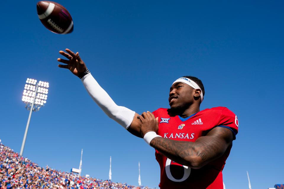 Kansas quarterback Jalon Daniels is expected to be one of the Big 12's most dynamic offensive players this season. The Jayhawks will visit Royal-Memorial Stadium on Sept. 30.