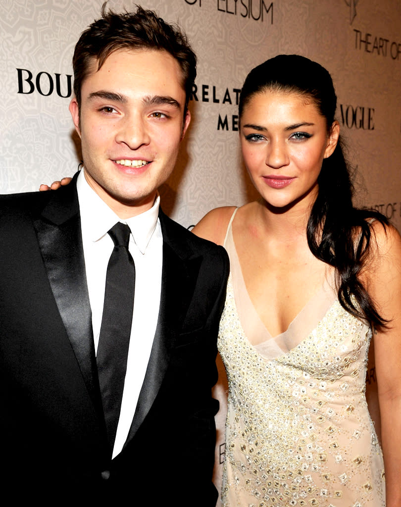 Ed Westwick and Jessica Szohr