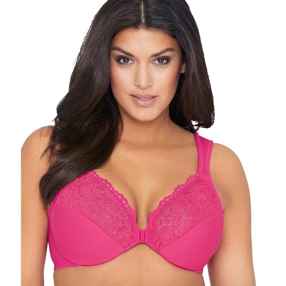 Best Front-Closure Option: Glamorise Wonderwire Front-Closure Bra